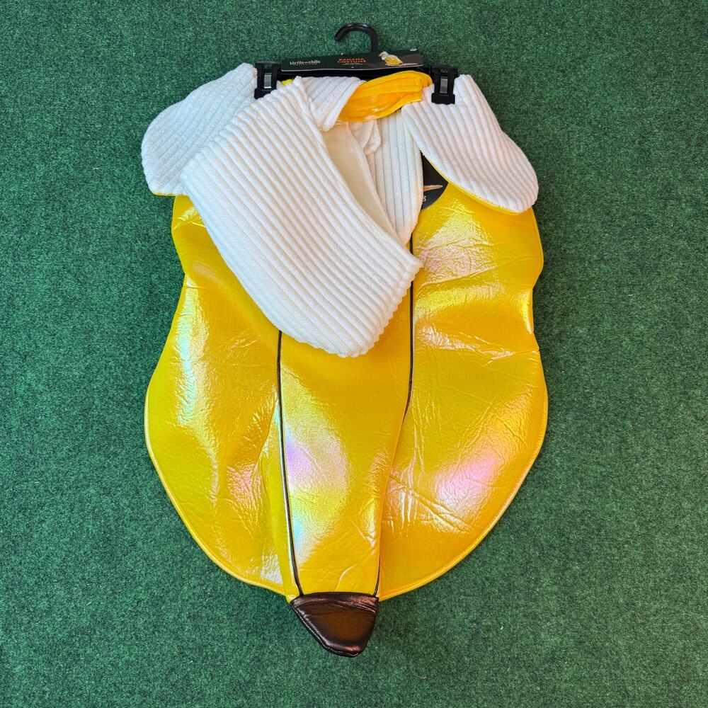 Banana Dog Costume NWT XL Funny Halloween Pet Costume Cute Dog Cosplay Jumpsuit